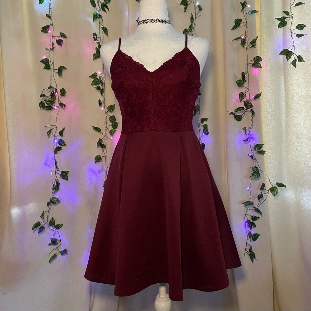 Purple mini dress Charlotte Russe
